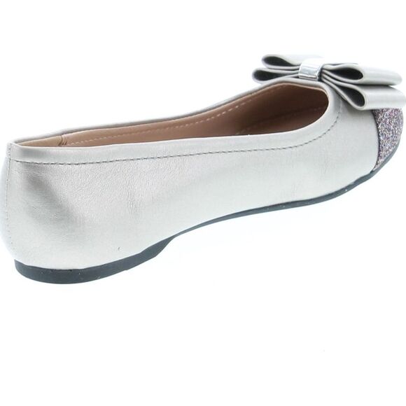 Jessica Simpson Portia Silver/Metallic ChildG flats-shoes 11 NEW - Picture 5 of 8